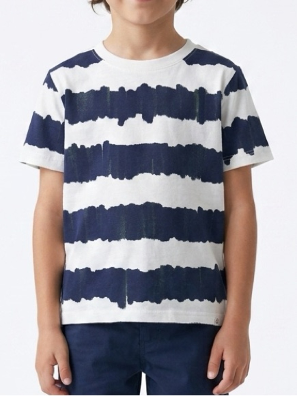 Sovereign Code Navy & White Striped Short Sleeve Tee